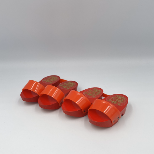 Mini Wooden Clogs (Bride & Groom)